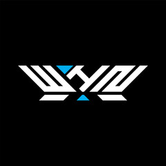 WHN letter logo vector design, WHN simple and modern logo. WHN luxurious alphabet design