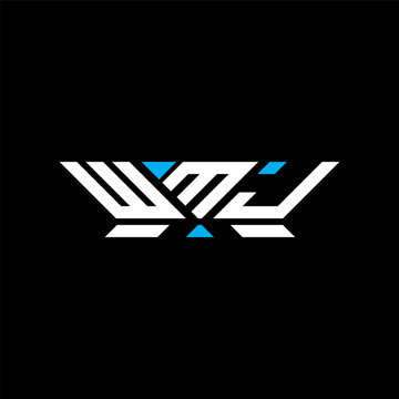 WMJ letter logo vector design, WMJ simple and modern logo. WMJ luxurious alphabet design