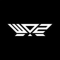 WOZ letter logo vector design, WOZ simple and modern logo. WOZ luxurious alphabet design © MdAminul