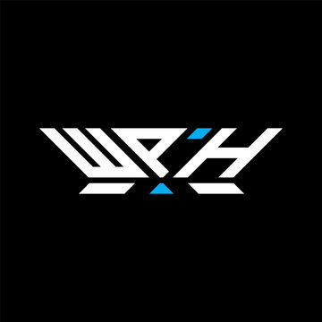 WPH letter logo vector design, WPH simple and modern logo. WPH luxurious alphabet design