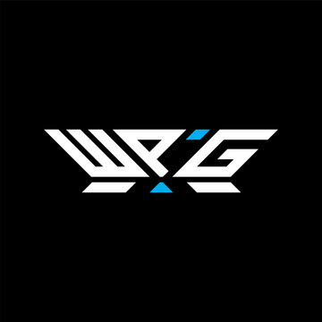 WPG letter logo vector design, WPG simple and modern logo. WPG luxurious alphabet design