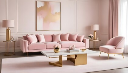 Photo interior modern design room 3d illustration