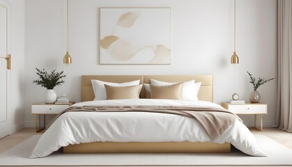 Photo interior modern design room 3d illustration