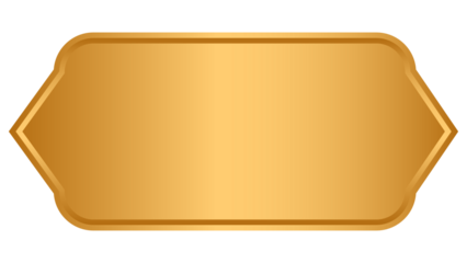 golden Islamic frames. Luxury gold islamic label