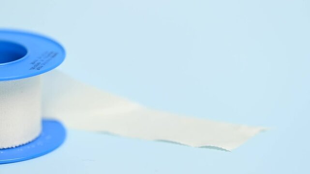adhesive plaster close-up