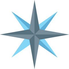 Compass Icon Flat Icon