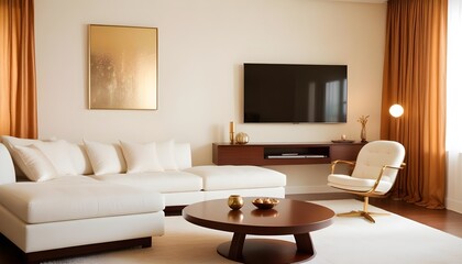 Photo interior modern design room 3d illustration