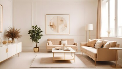 Photo interior modern design room 3d illustration