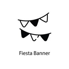 Fiesta Banner vector icon
