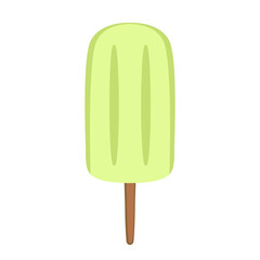 Doodle ice cream matcha lemon pistachios stick cute summer illustration food enjoy that can be used for social media, sticker, wallpaper, e.t.c with green colors