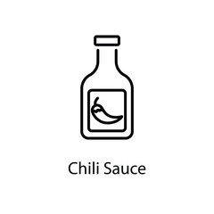 Chili Sauce vector icon
