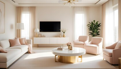 Photo interior modern design room 3d illustration