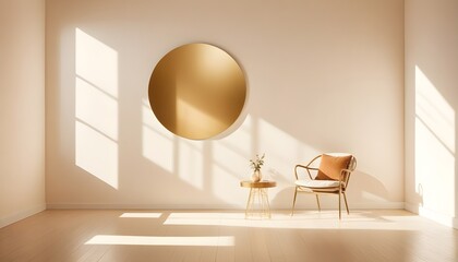 Photo interior modern design room 3d illustration