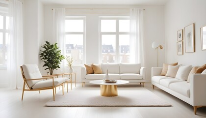 Photo interior modern design room 3d illustration