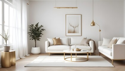 Photo interior modern design room 3d illustration