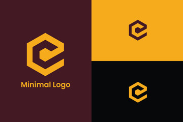 letter C hexagon iconic logo, letter C hexagon shield logo, letter C tech company logo icon symbol, letter C trendy logo for tech company, finance business or real estate business