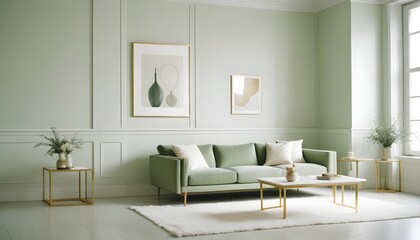 Fototapeta premium Photo interior modern design room 3d illustration