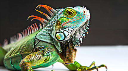 Fototapeta premium Green Iguana