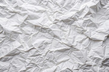 Crumpled white paper texture