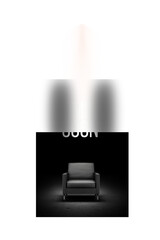 Black Minimalist Coming Soon Poster - 1