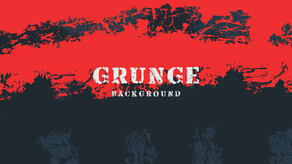 Abstract Red Black Grunge Texture Design Background