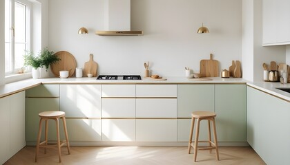 Fototapeta premium Photo interior modern design room 3d illustration