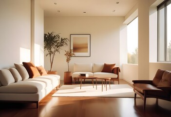 Photo interior modern design room 3d illustration