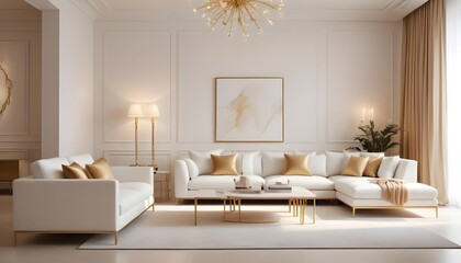 Fototapeta premium Photo interior modern design room 3d illustration