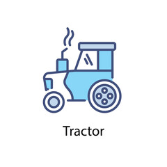 Tractor vector icon