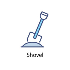 Shovel vector icon
