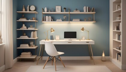 Photo interior modern design room 3d illustration