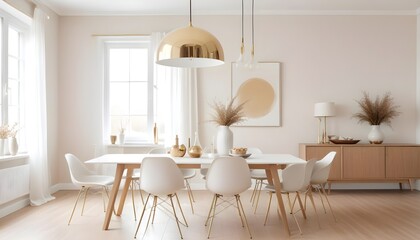 Fototapeta premium Photo interior modern design room 3d illustration