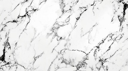 This image showcases a close-up of a light marble surface, revealing a delicate pattern of white and gray veins. The texture is smooth and glossy, highlighting the natural beauty of the stone.