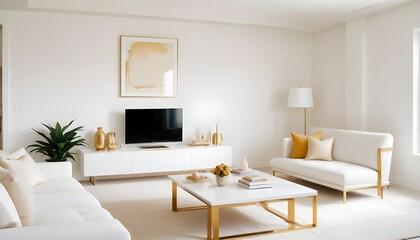 Fototapeta premium Photo interior modern design room 3d illustration