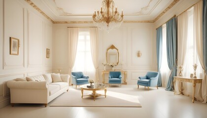 Photo interior modern design room 3d illustration