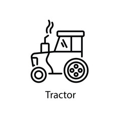 Tractor vector icon