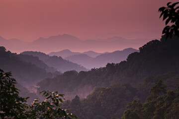 Scenic point of Khao Phanoen Thung Hill Kaeng Krachan National Park Phetchaburi Province, Thailand 