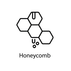 Honeycomb vector icon 