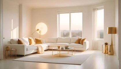 Photo interior modern design room 3d illustration