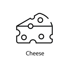 Cheese vector icon