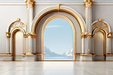 entrance to the church