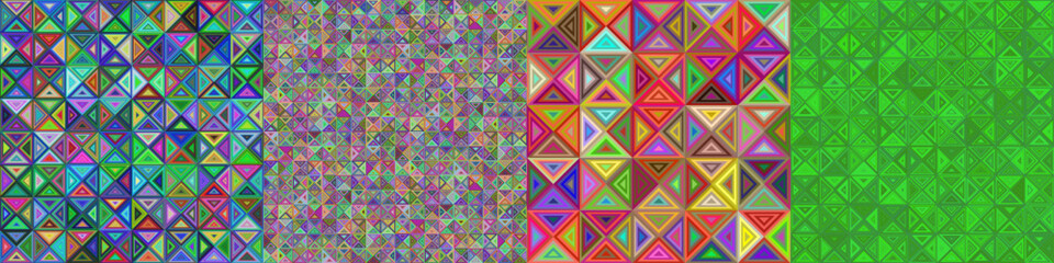 Abstract triangle polygon background collection