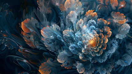 Beautiful and dreamy image of a galaxy cluster with vibrant colors and a serene atmosphere, inviting you to explore its secrets ,A vibrant painted image of a glowing spiral nebula in space 