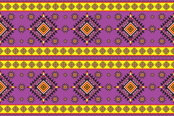 Navajo tribal vector seamless pattern. Native American ornament. Ethnic South Western decor style. Boho geometric ornament. Vector seamless pattern. Mexican blanket, rug. Woven carpet illustration