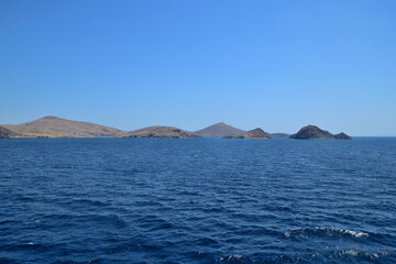 group of small islands between Myrina town and Plati village (Vráchos ton Nkoúnis - Goonies Rock) - Limnos (Lemnos), Greece, Aegean Sea