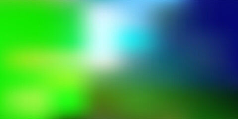 Light blue, green vector blurred background.