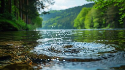 World Water Monitoring Day. splashes of water. drops of boda. tap water. water in the pond. water in a glass