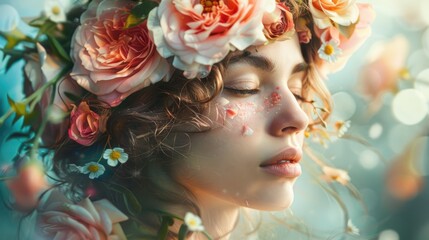 Naklejka premium Flowers of beauty