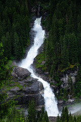 Obraz premium Summer Splendor of Krimml Waterfall in the Heart of Austria