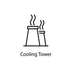 Cooling Tower vector icon